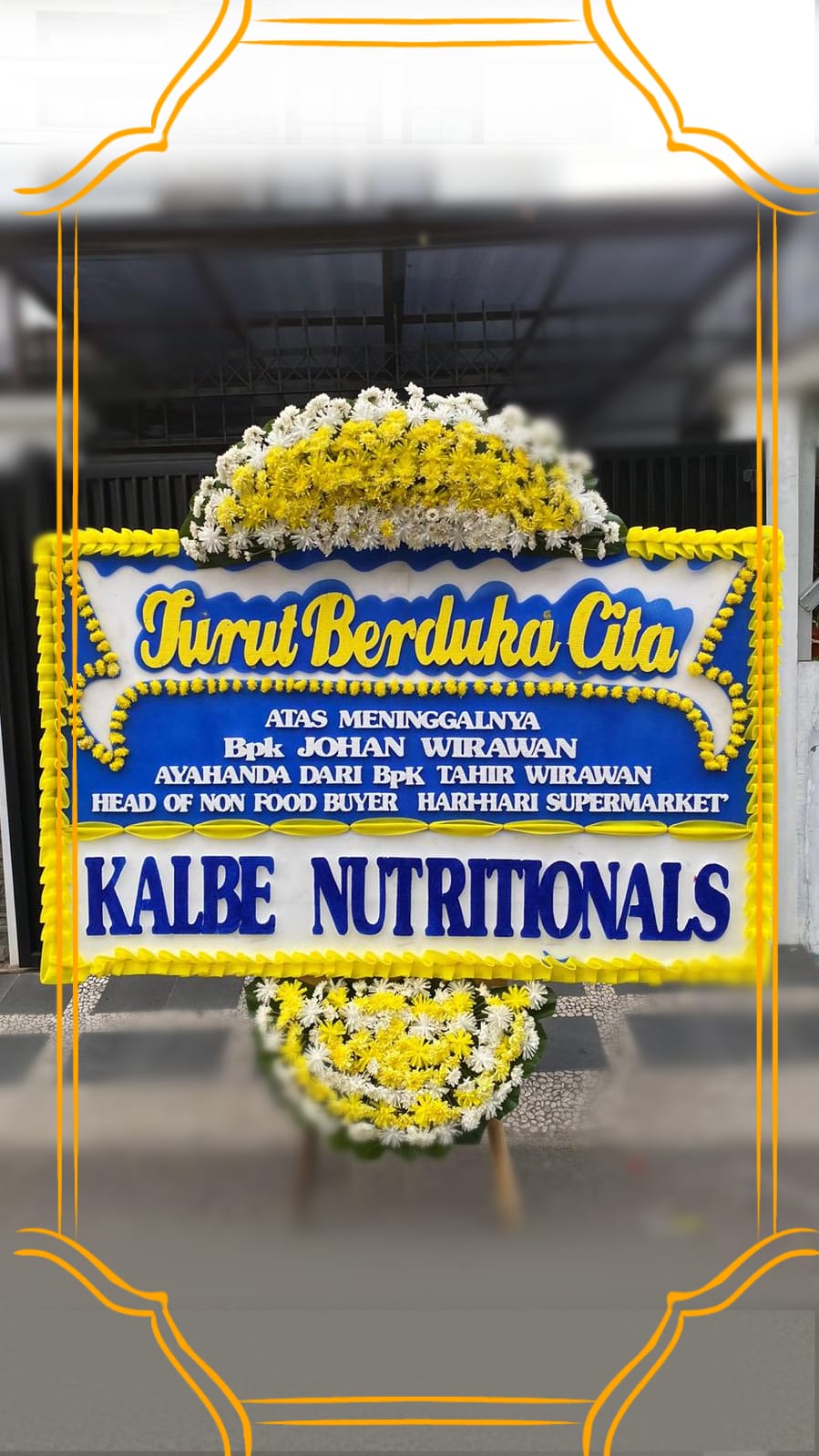 Bunga Papan Duka Cita
