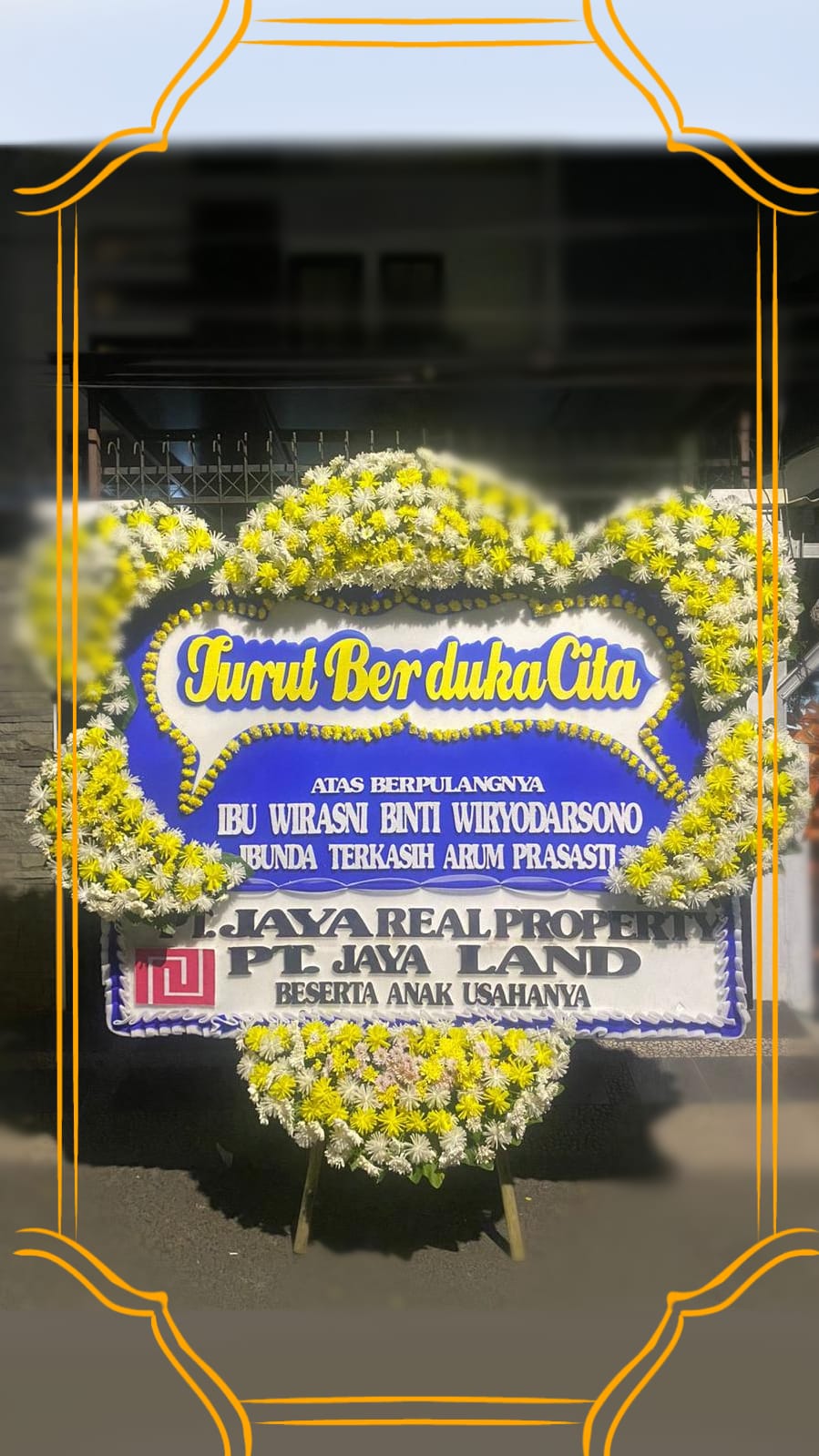 Bunga Papan Duka Cita