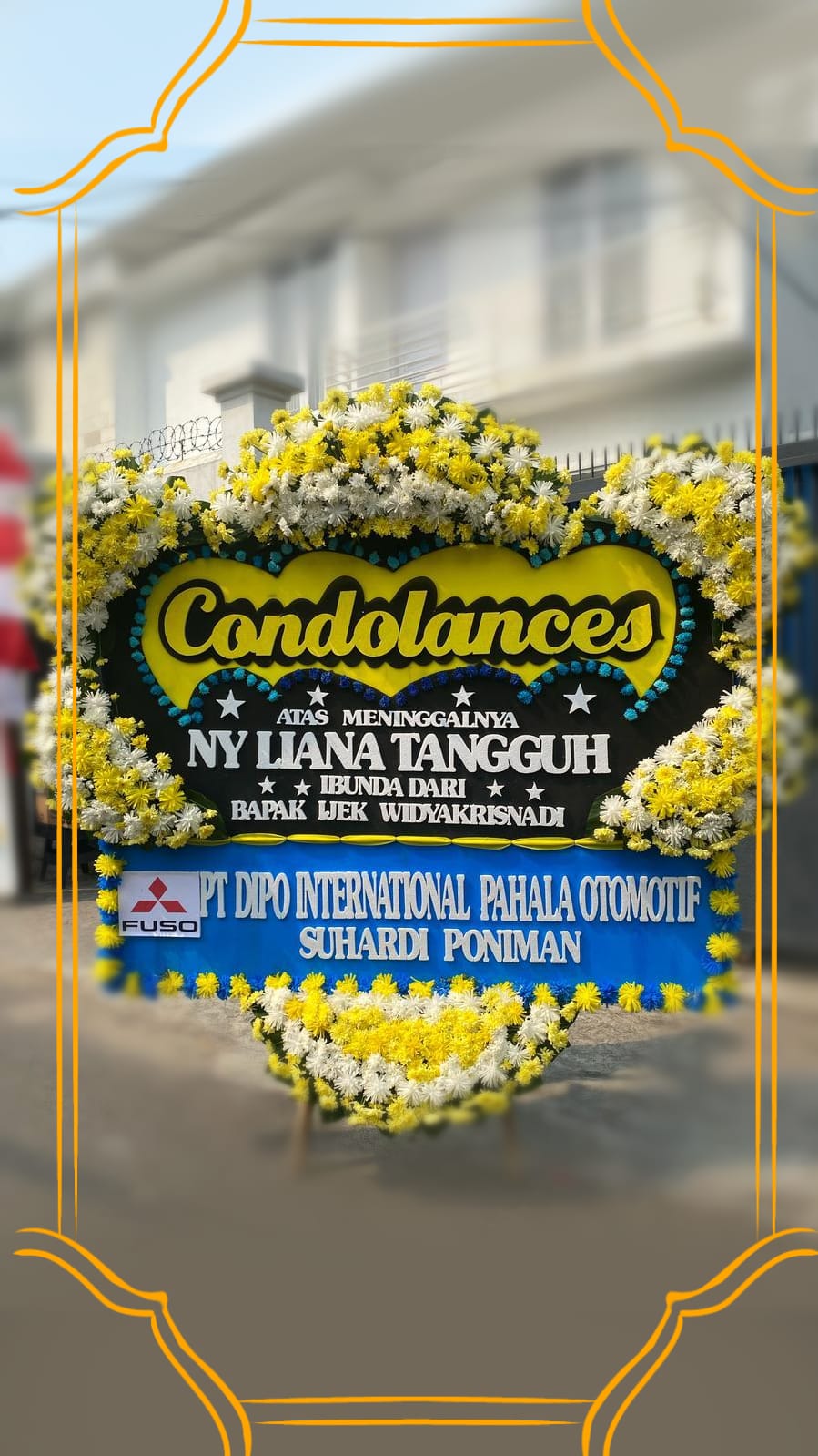 Bunga Papan Duka Cita