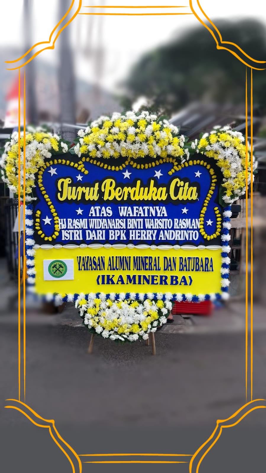 Bunga Papan Duka Cita