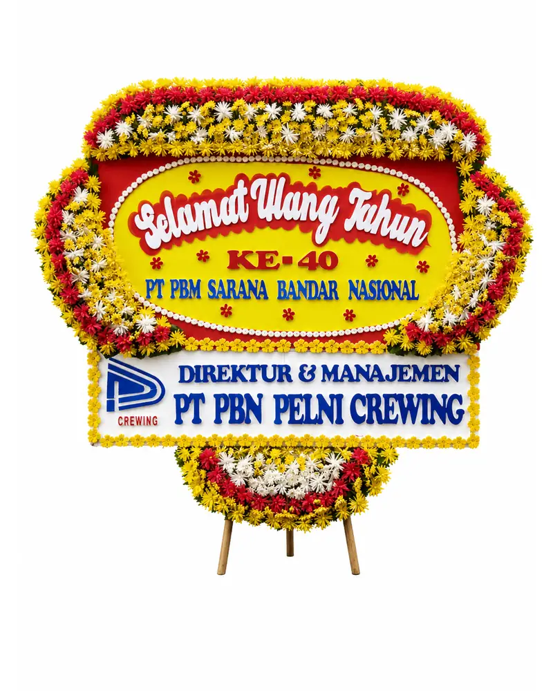 Bunga Papan Happy Wedding Gedung Dhanapala Jakarta Pusat 5