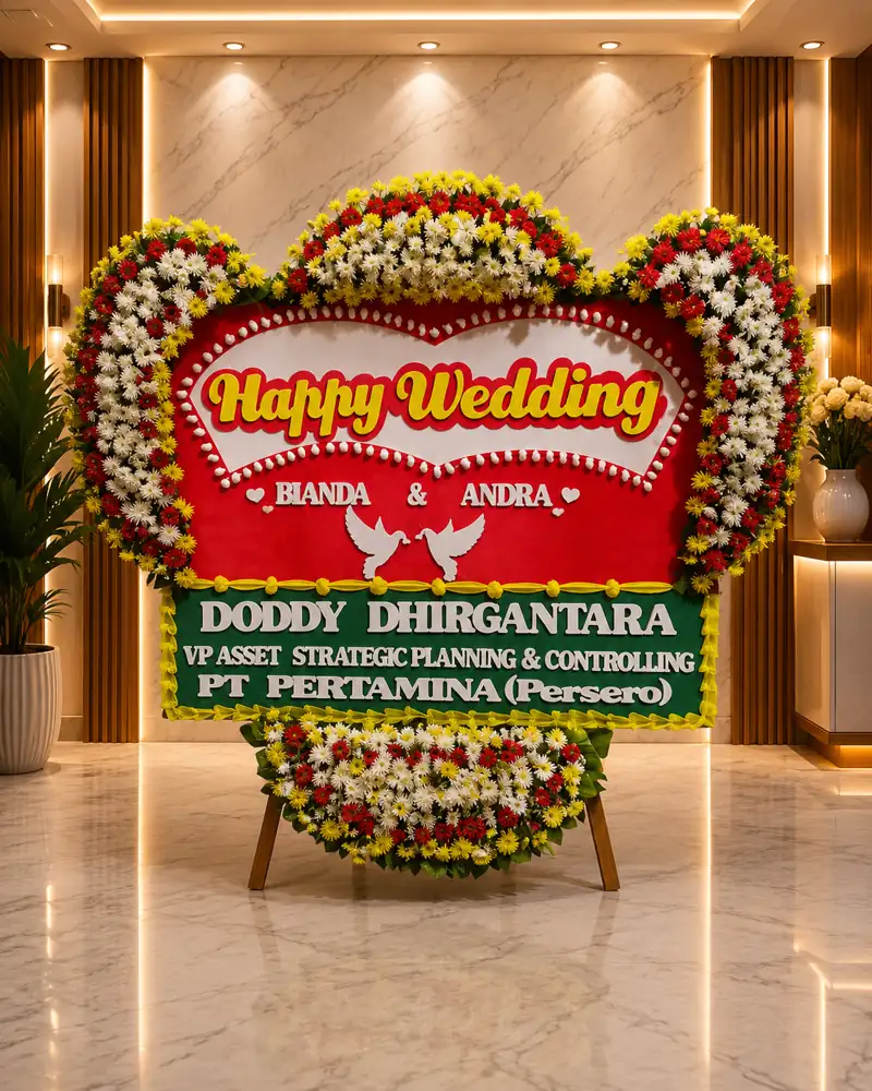 Toko Bunga Terdekat Edelweiss Wedding Hall Karawaci Tangerang Bunga Papan Happy Wedding Edelweiss Wedding Hall Karawaci Tangerang 7